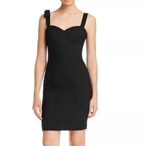 Black Halo Zahara Bow Detail Dress in Black‎ sz 8